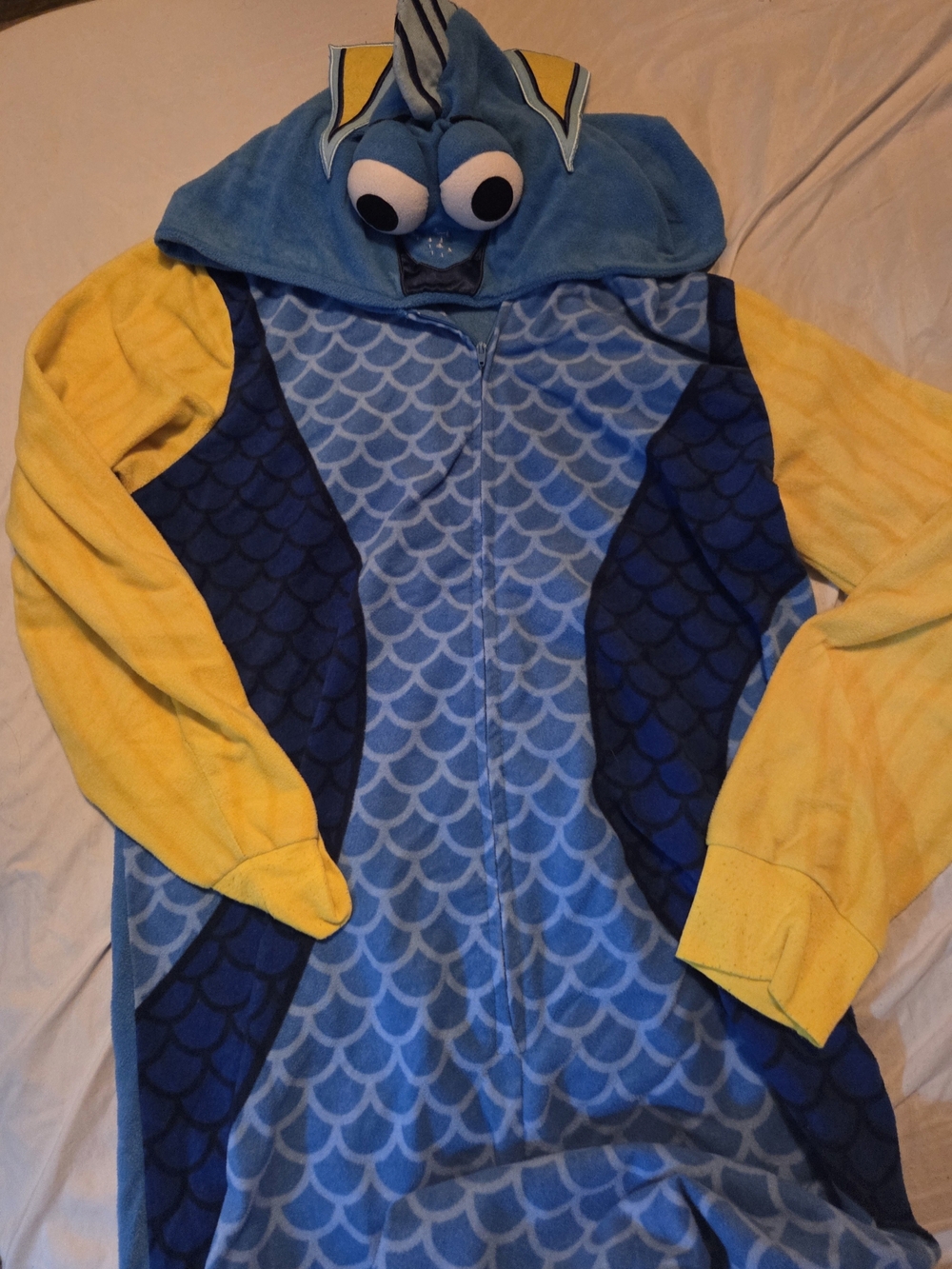 Disney Pixar Finding Dory Kids L 12/14 Fleece Costume Onesie